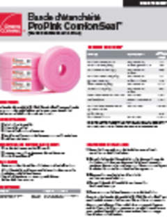 Bande d'étanchéité ProPink ComfortSeal™ (cel-R-ROSEMC) Fiche technique