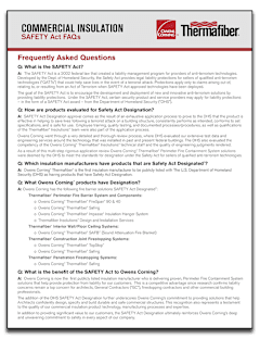 SAFETY Act FAQs