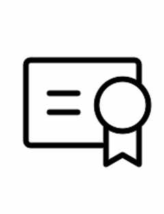 Symbol på et sertifikat