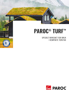 Brosjyr for PAROC Turf
