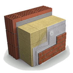 Krohvitavate fassaadide kivivillast lamellidega soojustamine