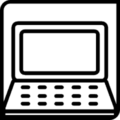 icon of a laptop computer