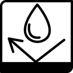 water drop above a checkmark