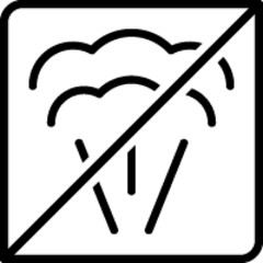 smoke icon with a diagonal line through icon