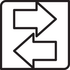 Icon of two arrows