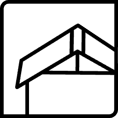 Icon of the shape of a house