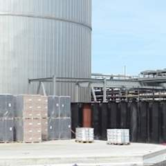 Industrial plant exterior