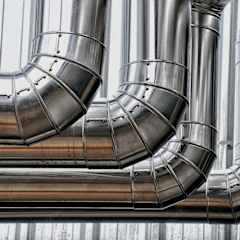 Pipe Insulation Jackets for Hot water pipe and Chilled water pipe system.