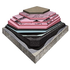 Fully Adhered Fluid-Applied Membrane VRA Concrete Roof Deck