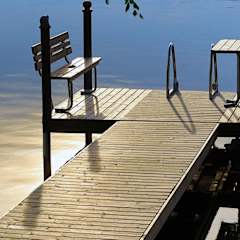 a lakeside pier in Onkisalo, Finland