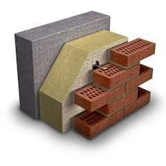 Ķieģeļu apdares sienas