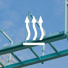 A building that is undergoing an energy renovation of the facade.