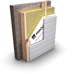 Paroc ratkaisut, Hirsiseinän ulkopuolinen lisälämmöneristys