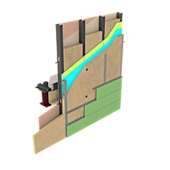 Steel Stud Wall HDL (High Density Laminate & composite panels)