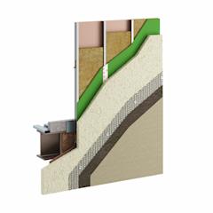 Steel Stud Wall EIFS (PM, Hard Coat) Veneer 