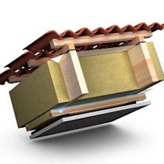 Siltināts slīps mansarda jumts