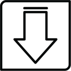 Icon of a download arrow