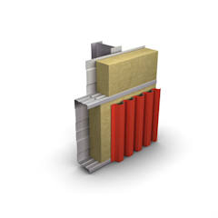 Metallkassettenwand