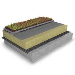 Izolacja dachu zielonego