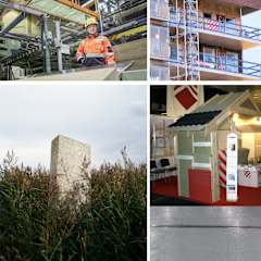 asociatīvu PAROC fotogrāfiju kolāža