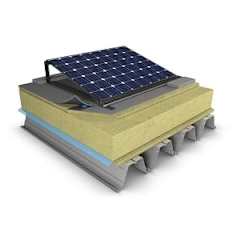 Lēzeni jumti ar saules moduļiem