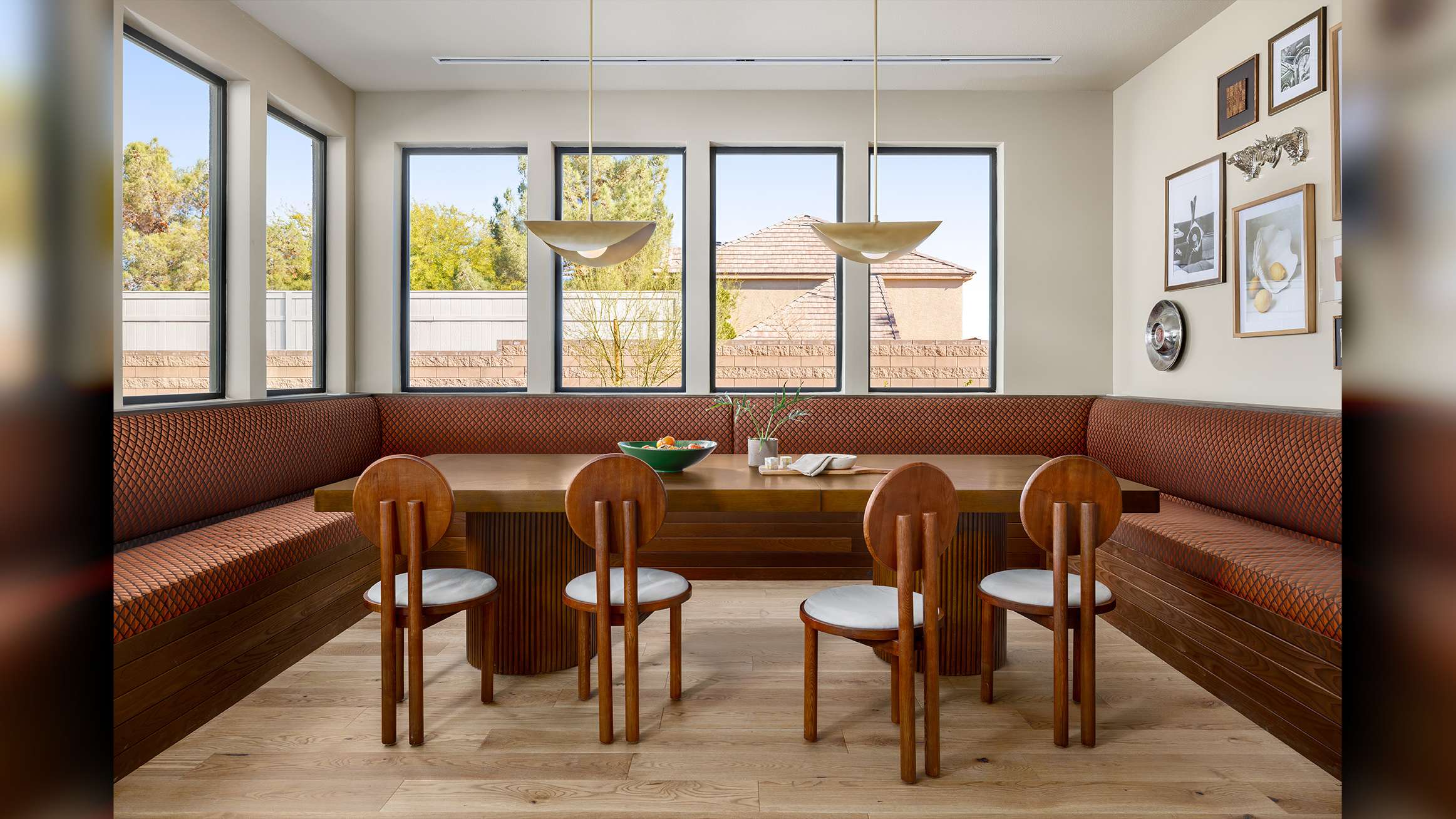 beautiful Las Vegas, Nevada home interior design, luxury sliding doors by Fleetwood living area extending into exterior patio