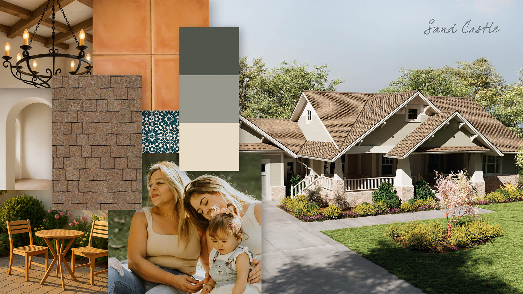 Woodmoor® Woodcrest® Sand Castle style board