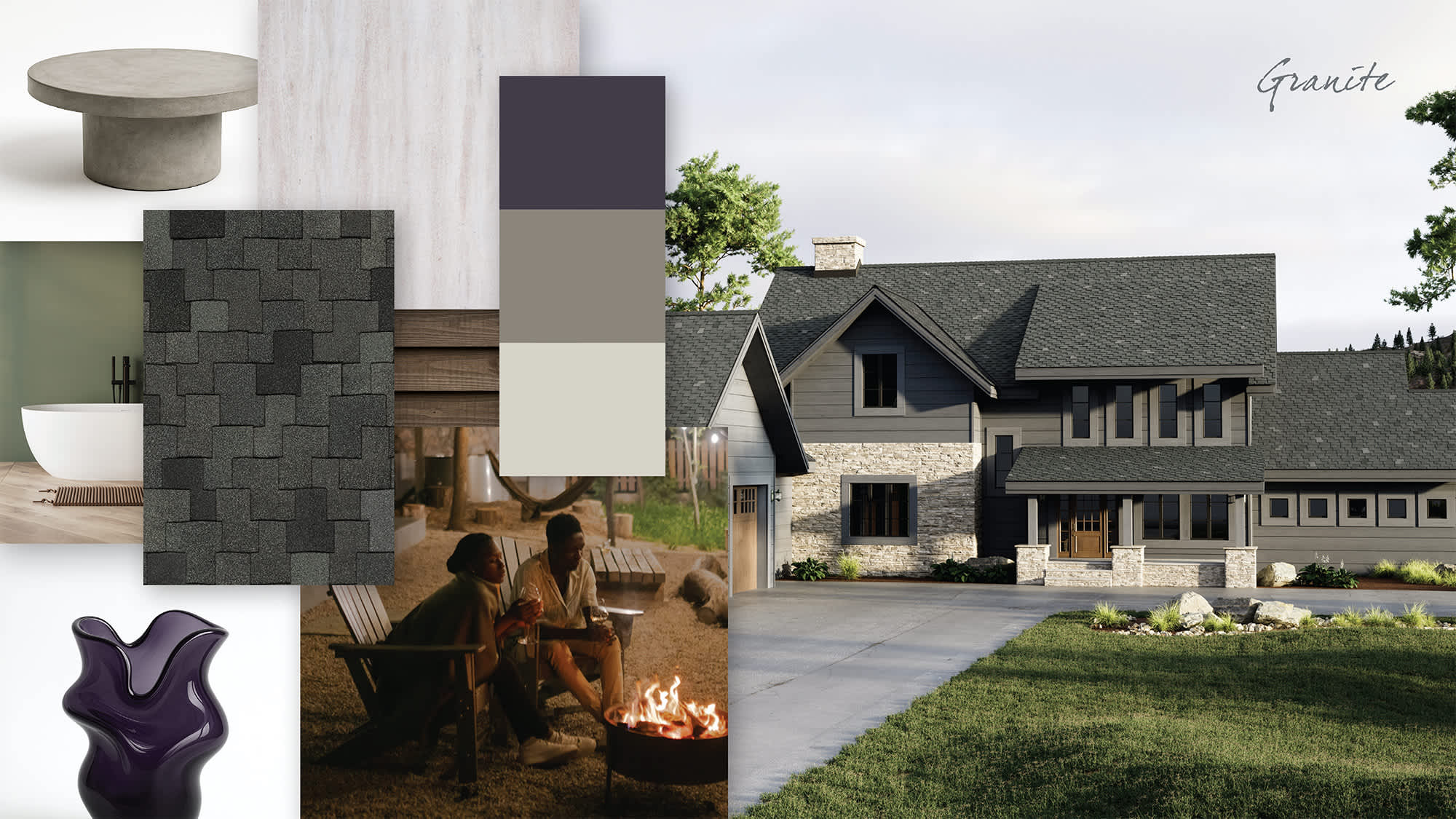 Woodmoor® Woodcrest® Granite style board