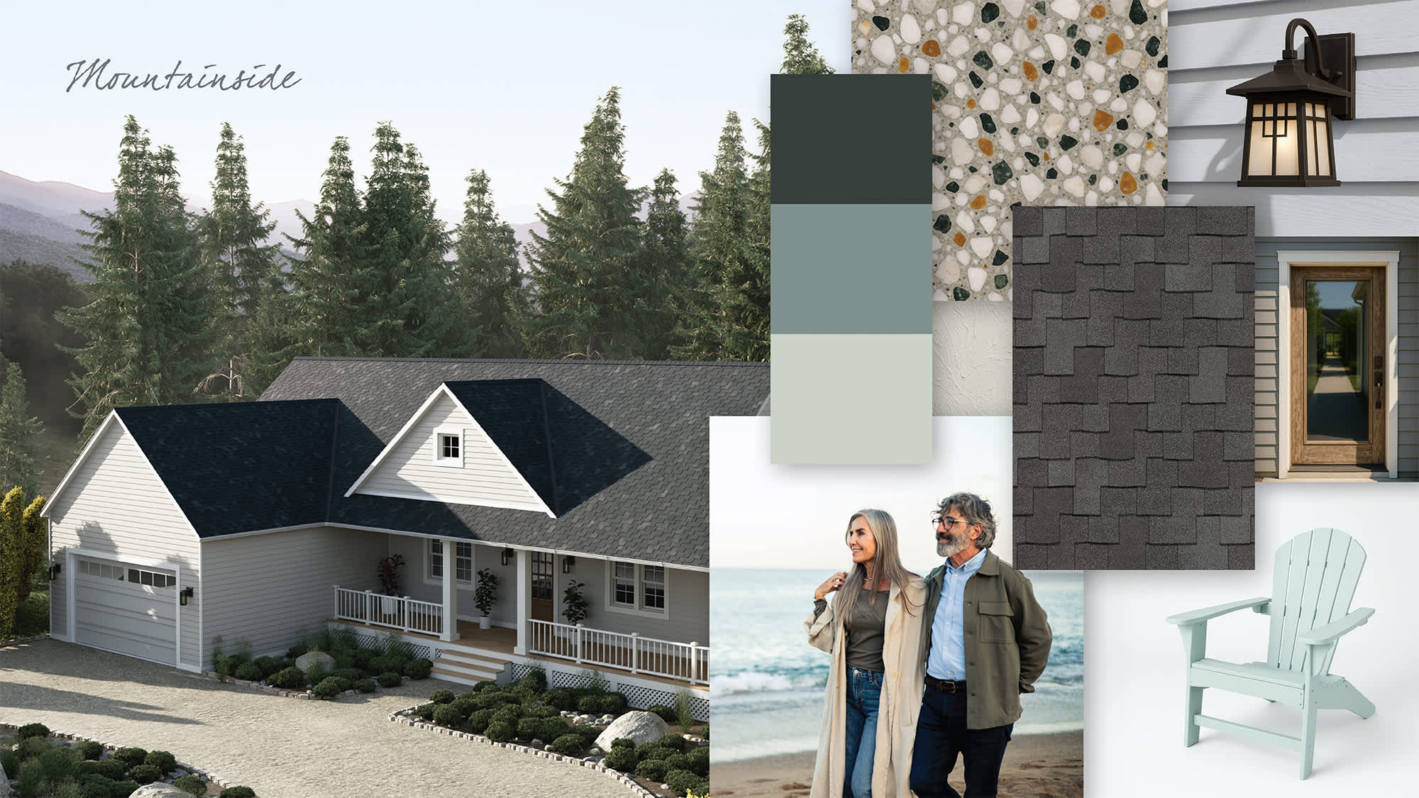 Woodmoor® Woodcrest® Mountainside style board