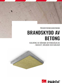 Projekteringsanvisning för brandskydd av betongkonstruktioner