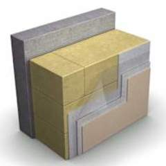 Paroc ratkaisut, Ohutrappaus lamelli- ja levyeristeen päälle