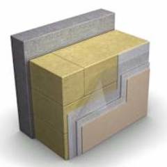 Paroc ratkaisut, Ohutrappaus lamelli- ja levyeristeen päälle