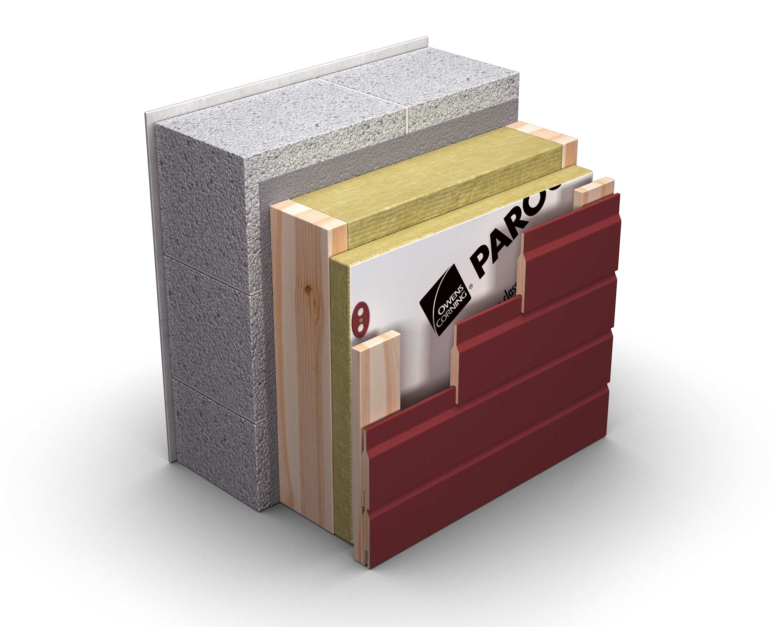 Harkkorakenteisen seinän lisälämmöneristys PAROC kivivillalla