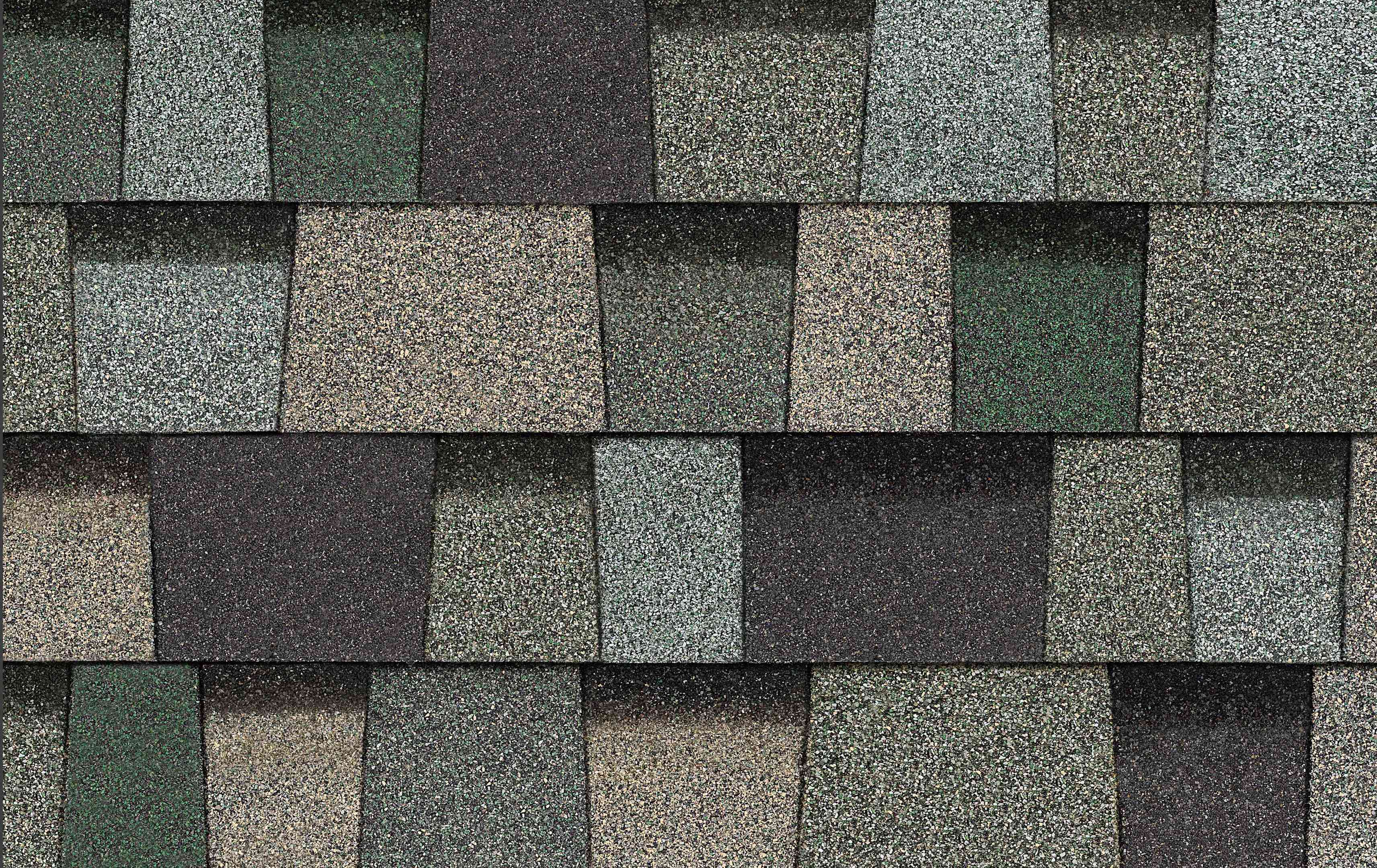Evergreen Mist shingle swatch