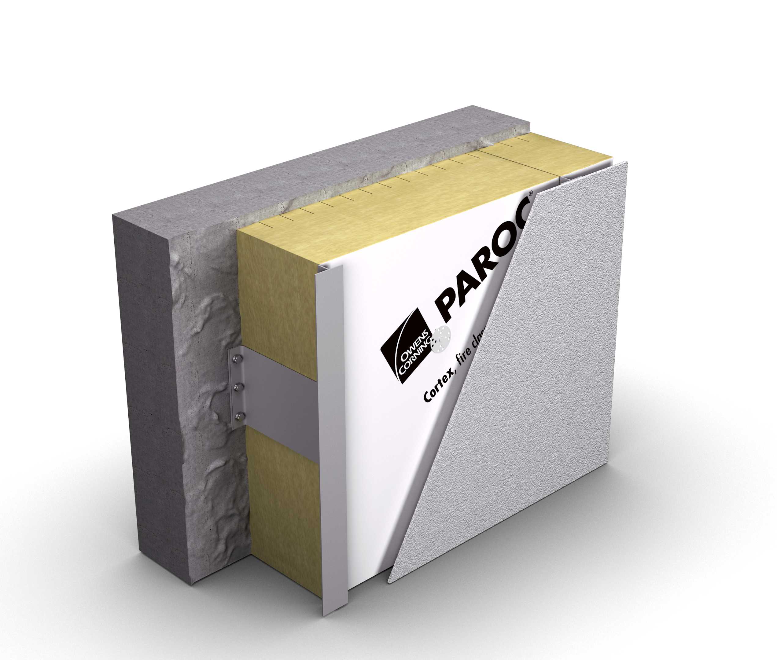 Tilläggsisolering med ventilerad fasad på betongstomme