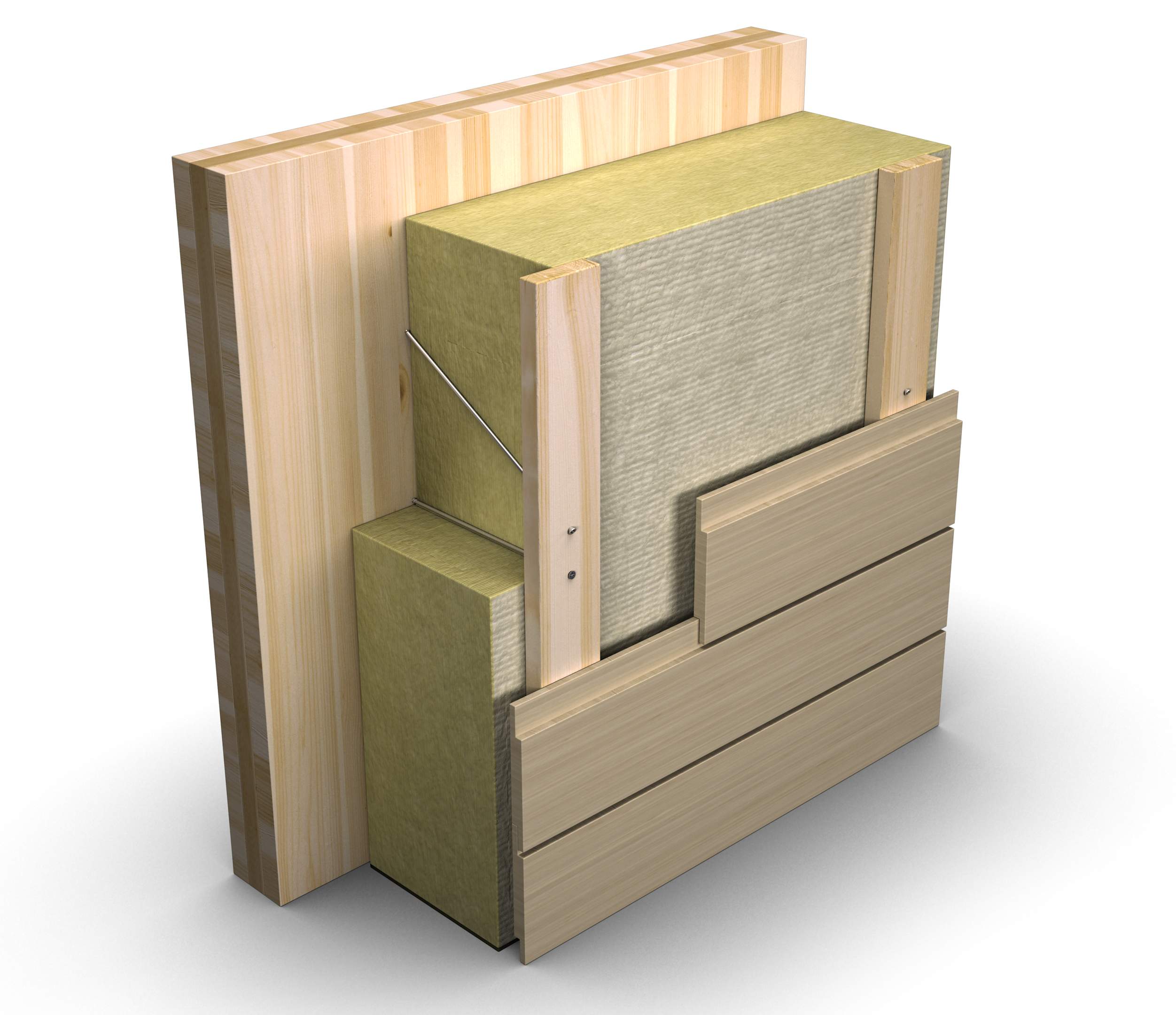 Tilläggsisolering av trästomme med PAROC ZEROfix