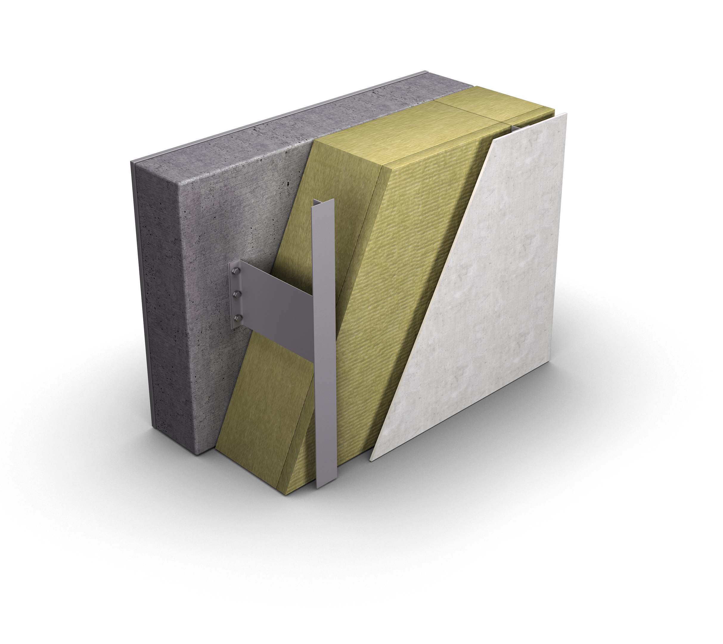 Metal frame facade system