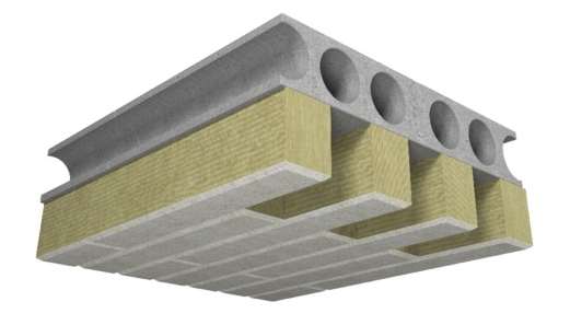 sufit izolowany płytą z wełny kamiennej PAROC CGL 20