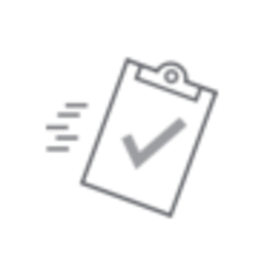 Clipboard with check mark icon