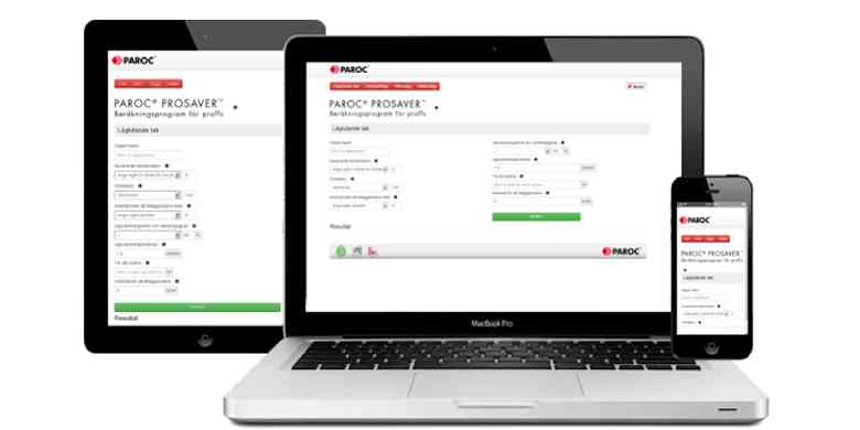 Parocs beräkningsprogram för energibesparing