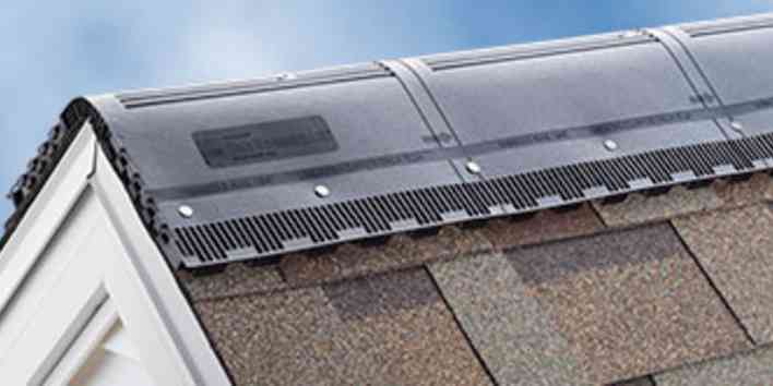 Closeup photo of VentSure® Sky Runner LTE® installed on a roof