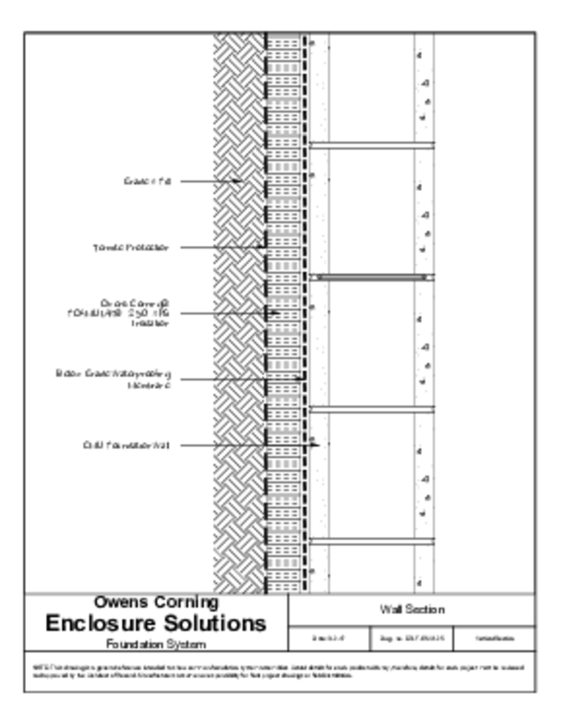 CMU Foundation CAD Drawing