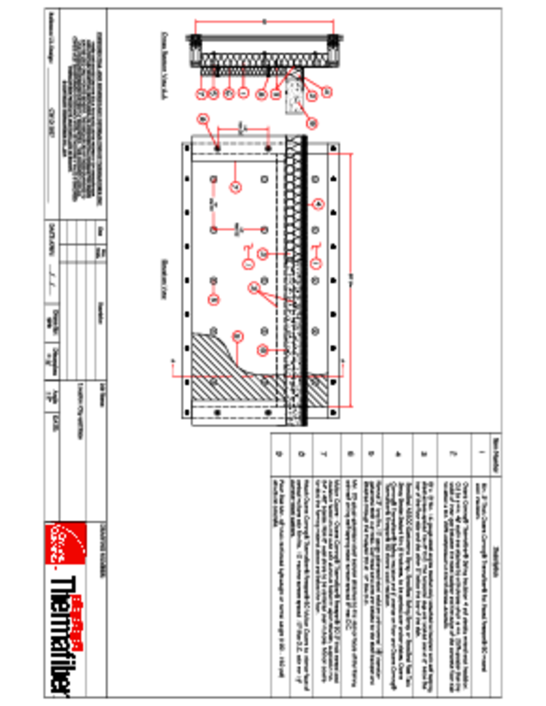 Thermafiber® Aluminum-Framed Curtain Wall System with Galvanized Steel Back Pan
