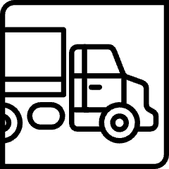 Illustration of a shipping truck.