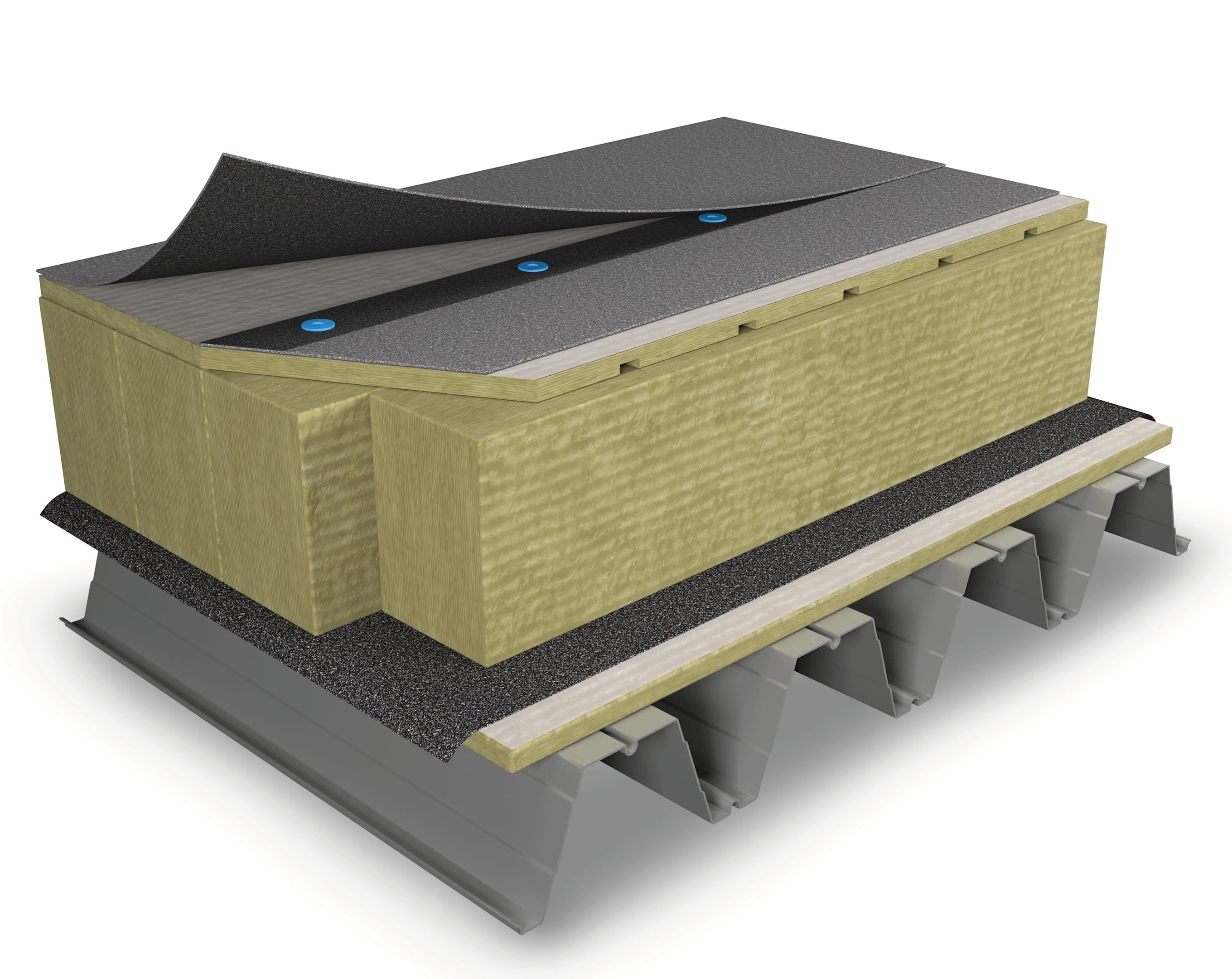 Loivan profiilipeltikaton eristysratkaisu PAROC-kivivillalamellilla