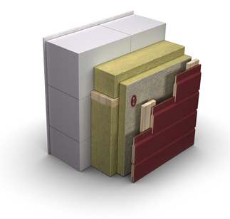 Masīvu sienu apšūšana ar koka karkasa konstrukciju