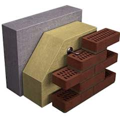 Fasady wentylowane murowane /ceglane, ilustracja