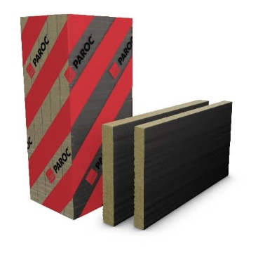 PAROC Vect Slab BlackCoat EI30