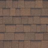 Las tejas TruDefinition® Duration® COOL Plus Copper Trail tienen un color generalizado marrón medio cálido que se logra al mezclar gránulos marrón cálido y marrón oscuro.