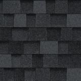 TruDefinition® Duration®  Storm® Onyx Black shingles have an overall color of black that is achieved by a mix of dark gray and black granules.